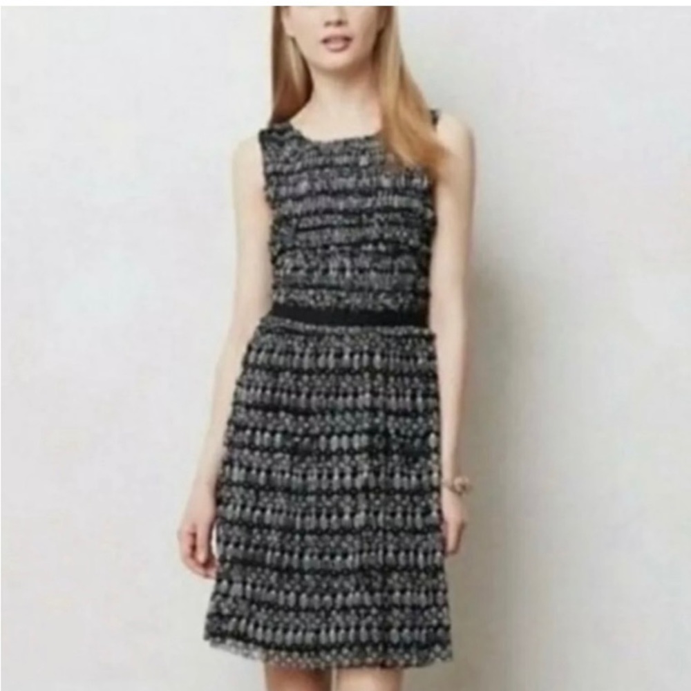 Anthropologie Postage Stamp 9 hi 5 Dress Small